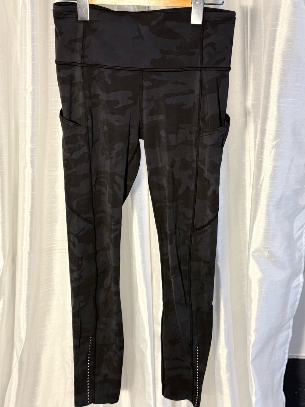 lululemon athletica Black Camo High-Rise Leggings with Side Pockets
